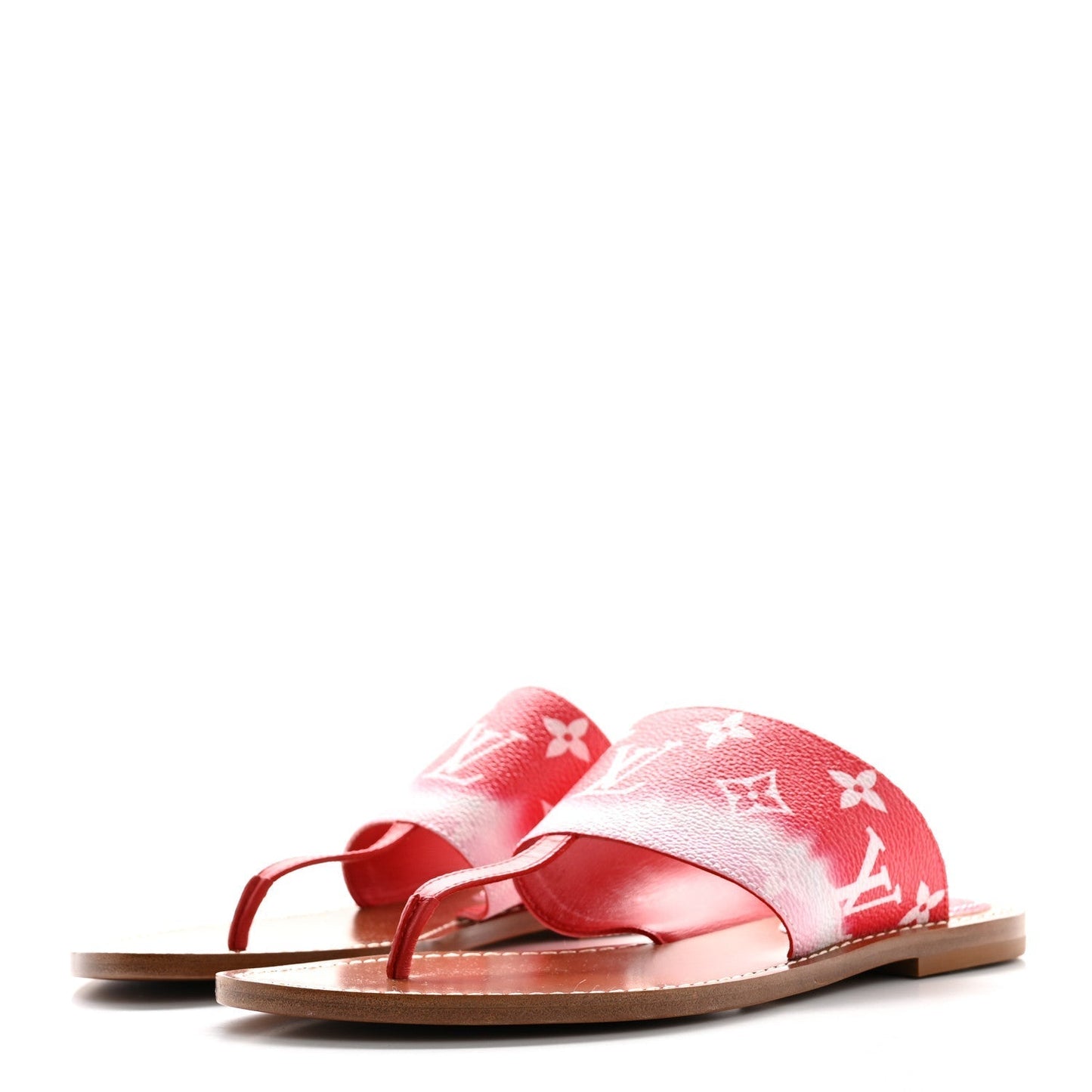 Louis Vuitton Monogram Escale Palma Sandals Rouge