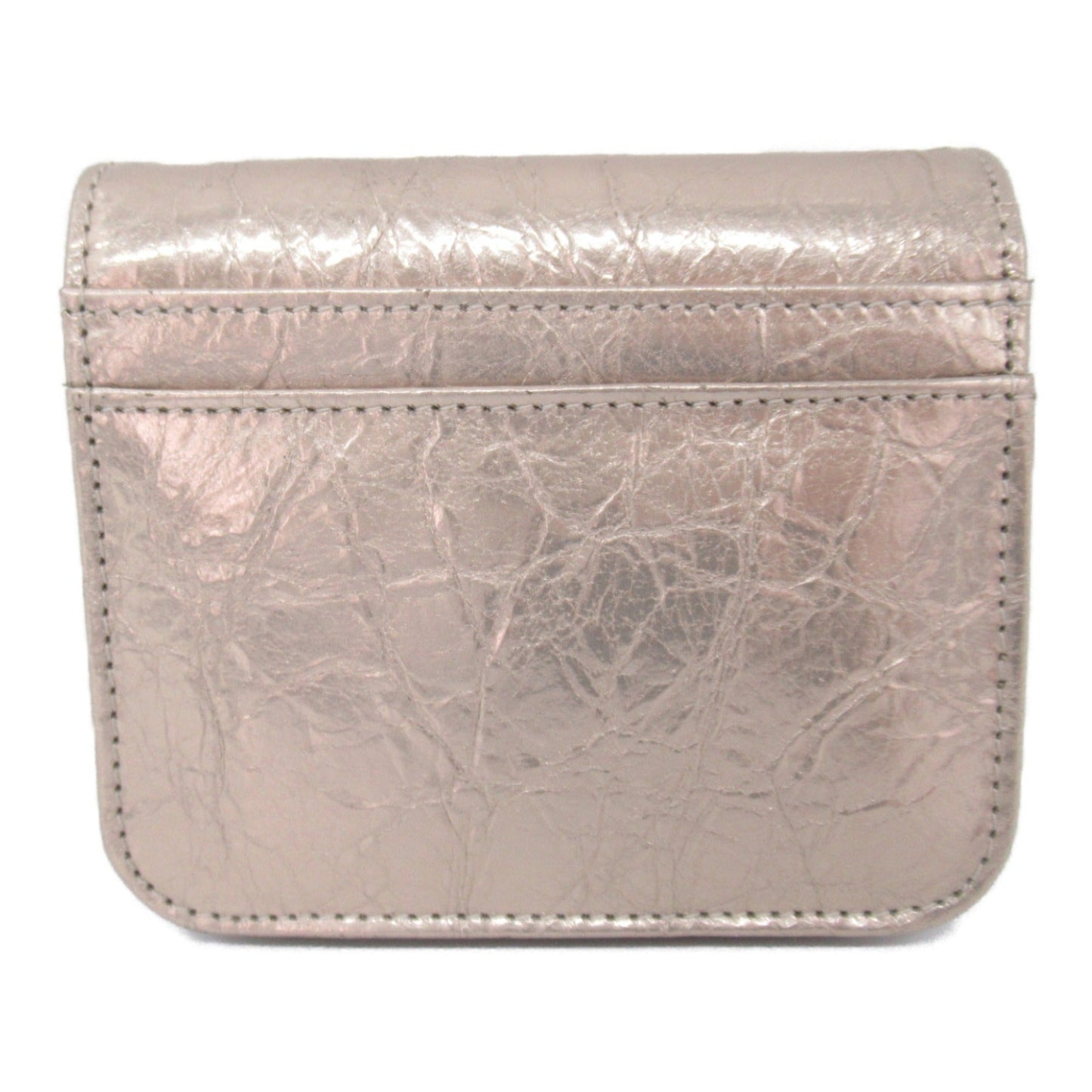 Blnciaga  Leather Middle Wallet (Bi-Fold)