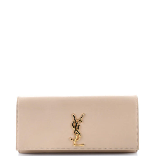 Classic Monogram Clutch Leather Long