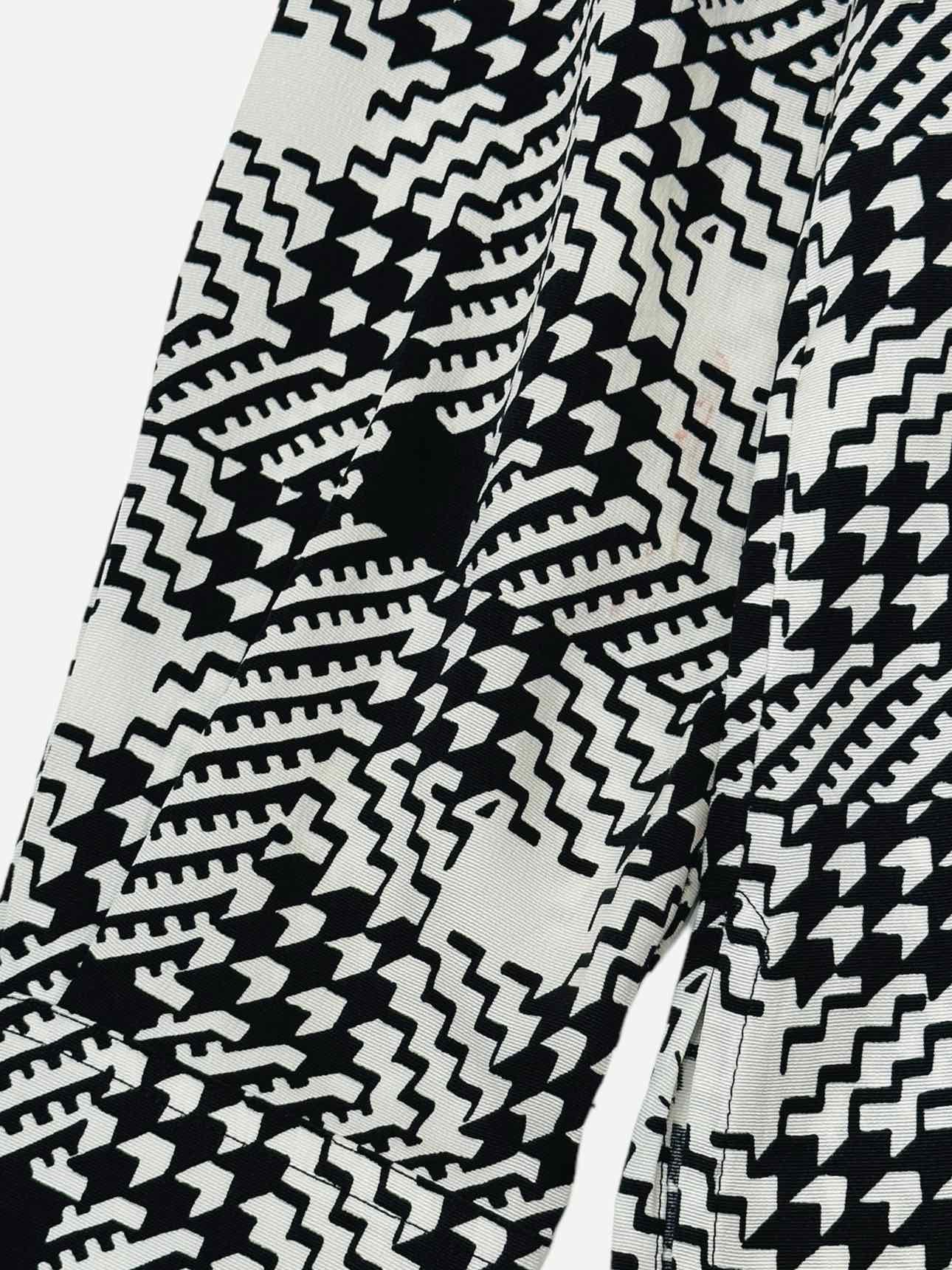 LOUIS VUITTON Relaxed Fit Black & White Size US 6 Shirt