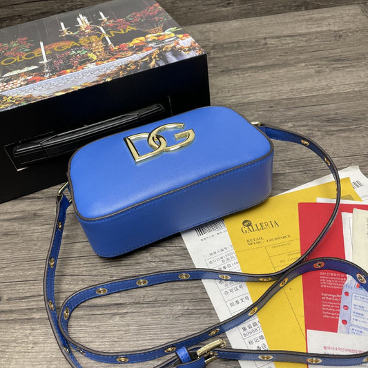 DG Crossbody 3.5 Bag Blue For Women 7.5in/19AmeliaDG  B-Berry - BB 7095AW57680623