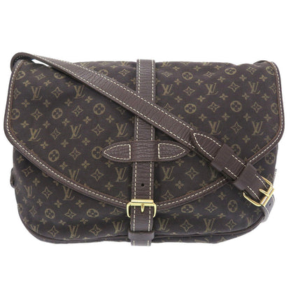 Louis Vuitton Monogram Run Saumur 30 Ebene Shoulder Bag
