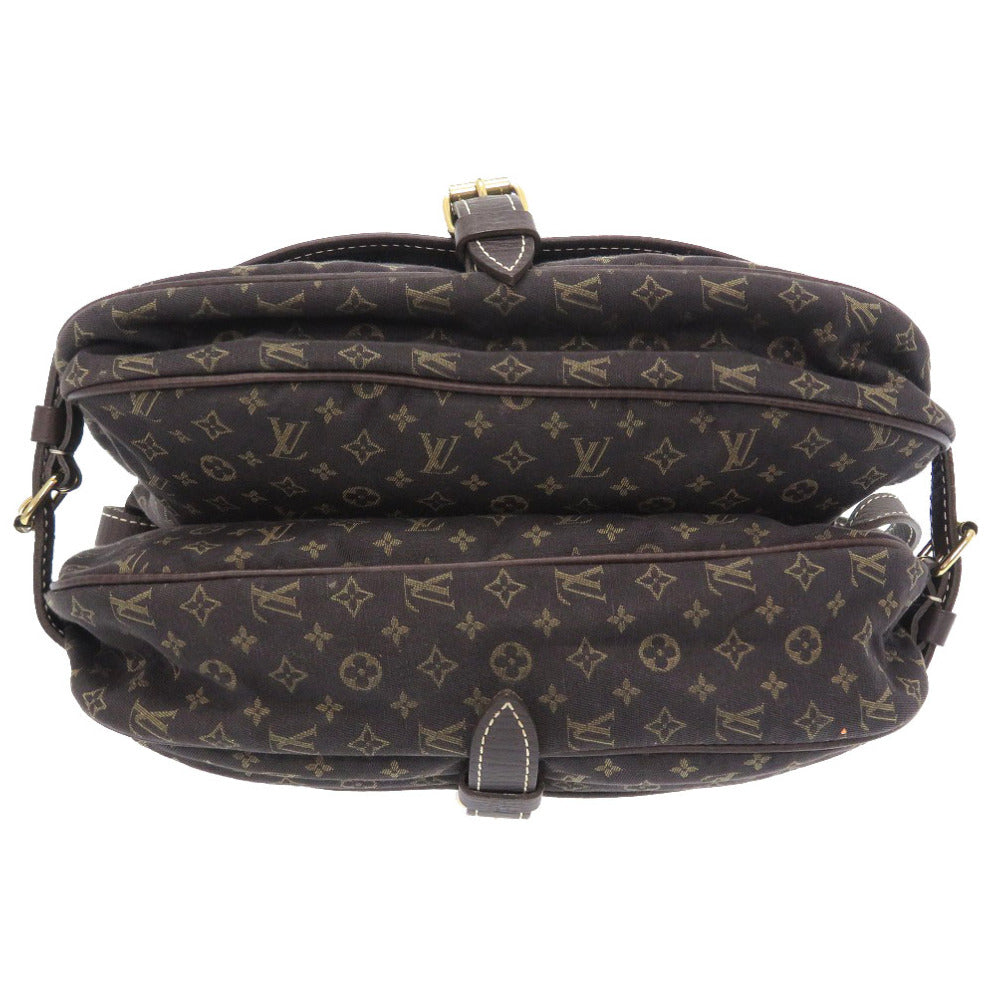 Louis Vuitton Monogram Run Saumur 30 Ebene Shoulder Bag
