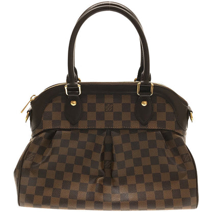Louis Vuitton Trevi PM Damier Ebene Leather 2WAY Handbag