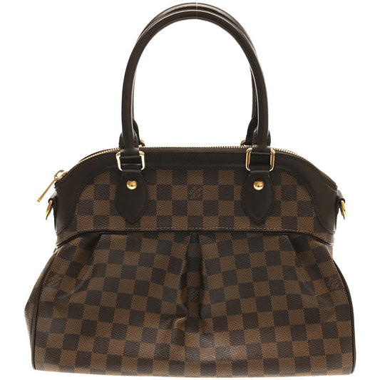 Louis Vuitton Trevi PM Damier Ebene Leather 2WAY Handbag