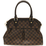 Louis Vuitton Trevi PM Damier Ebene Leather 2WAY Handbag