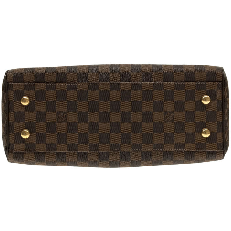 Louis Vuitton Trevi PM Damier Ebene Leather 2WAY Handbag