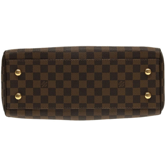 Louis Vuitton Trevi PM Damier Ebene Leather 2WAY Handbag