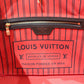 Louis Vuitton Neverfull PM Tote Bag Pouch Damier Ebene Brown