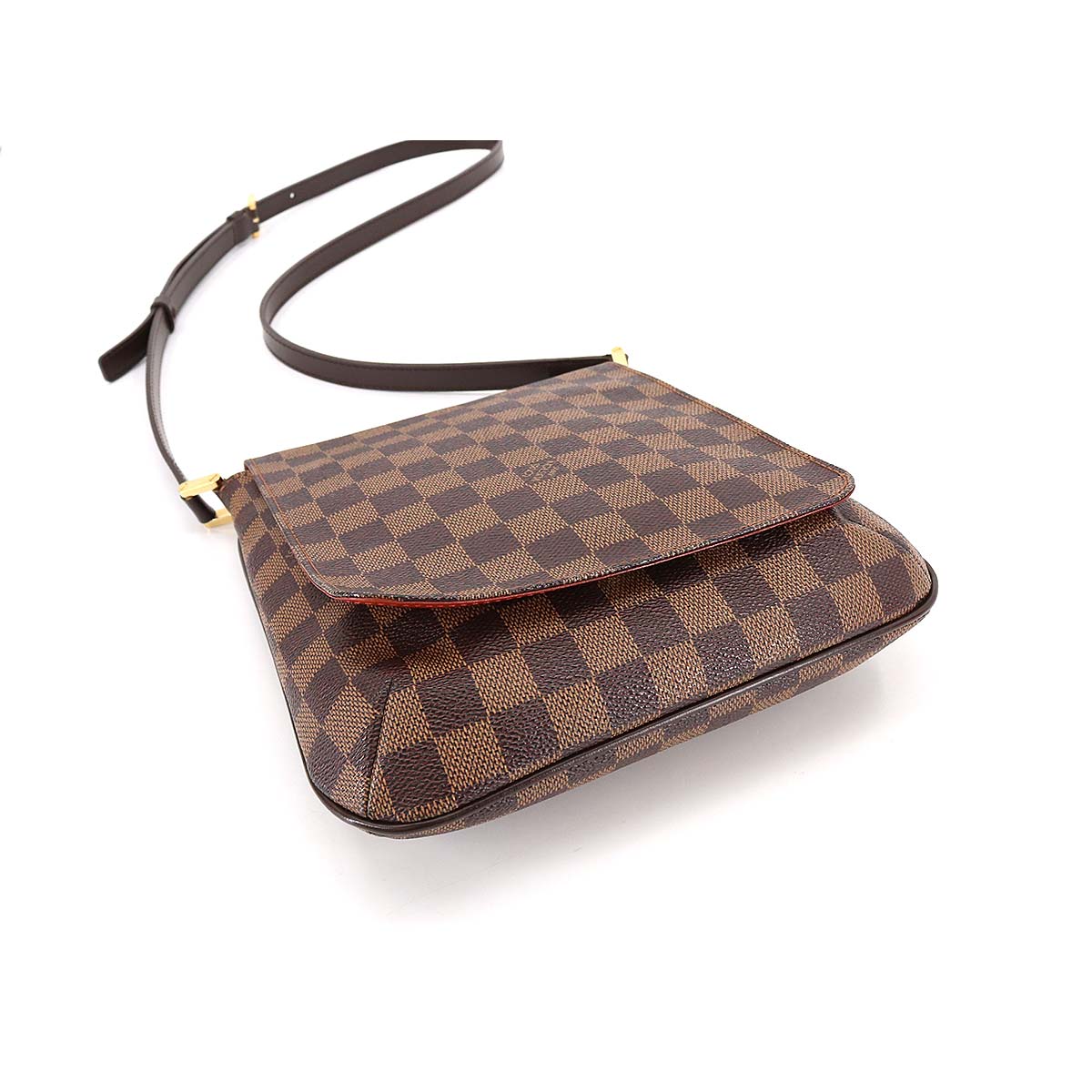 Louis Vuitton Damier M tte Salsa Long Shoulder Bag Ebene Gold Hardware