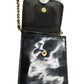 Chanel Coco Mark Chain Mini Pouch Shoulder Bag Black