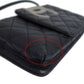 Chanel Cambon Line Pochette Shoulder Bag Black Yellow