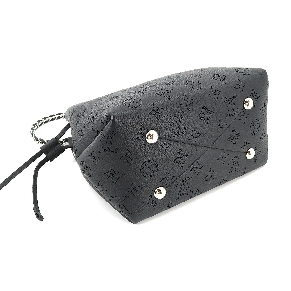 Louis Vuitton Mahina Bella 2 Way Shoulder Hand Bag Leather Noir