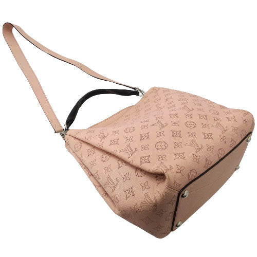 Louis Vuitton Magnolia Babylone Mahina Hobo Bag Pink