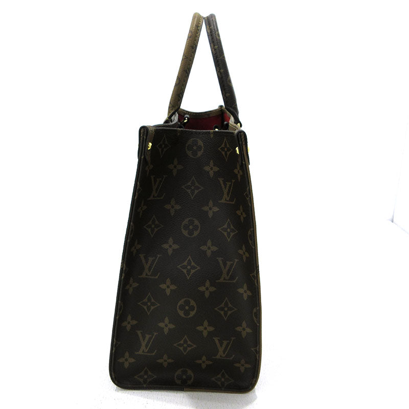 Louis Vuitton Monogram Reverse On The Go MM 2way Bag Tote Bag