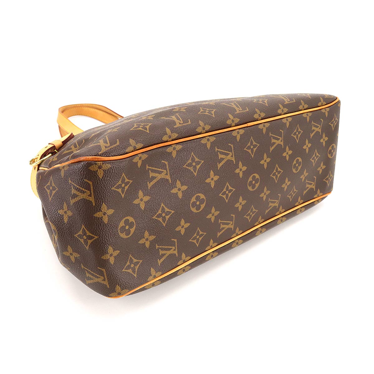 Louis Vuitton Monogram Batignolle Orizontal Tote Bag Brown Gold Metal Fittings