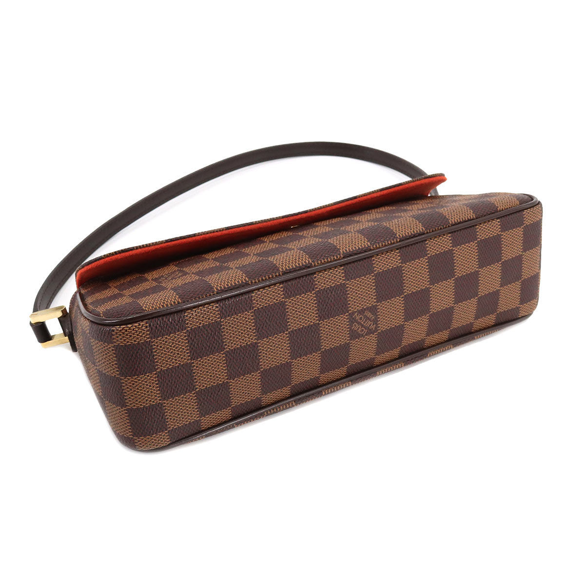 Louis Vuitton Damier Recolator Shoulder Bag Ebene Brown Gold Hardware