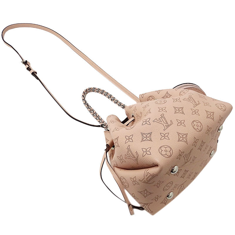 Louis Vuitton Girolata Monogram Mahina Shoulder Bag Pink