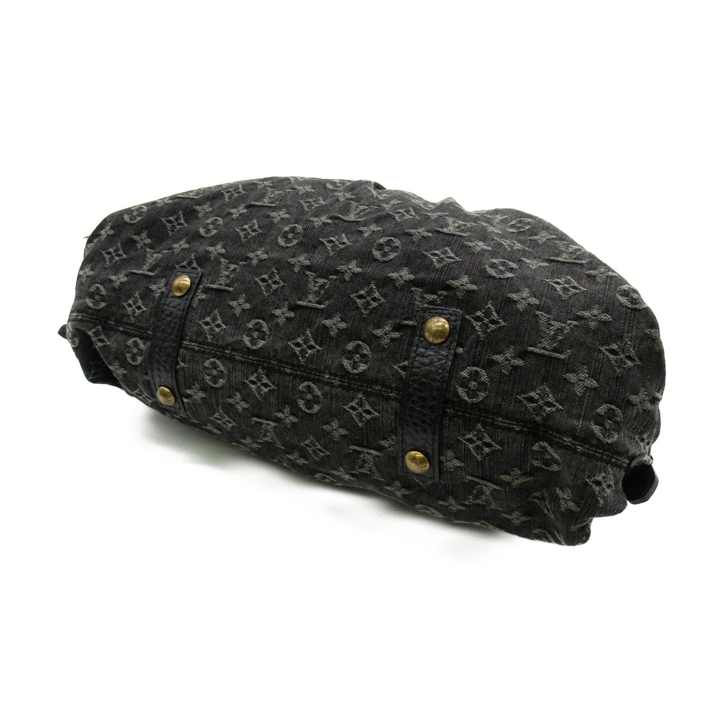 Louis Vuitton Neo Cabby GM Shoulder Bag Denim Monogram Black