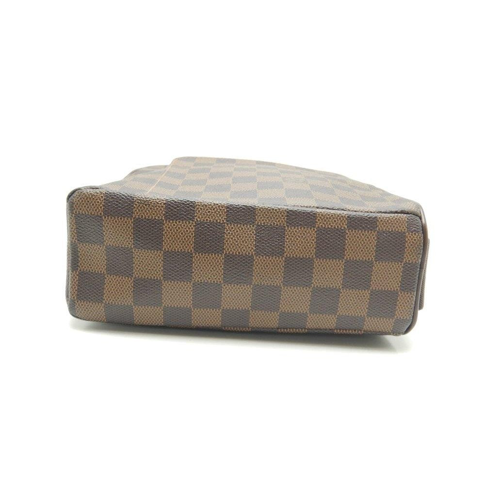 Louis Vuitton Damier Olaf PM Ebene Shoulder Brown