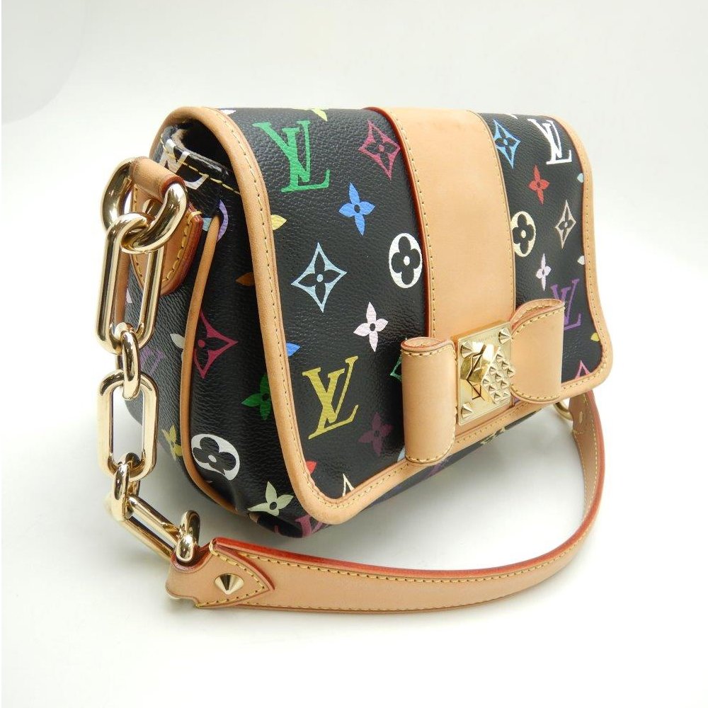 Louis Vuitton Multicolor Patty Noir Shoulder Bag Black