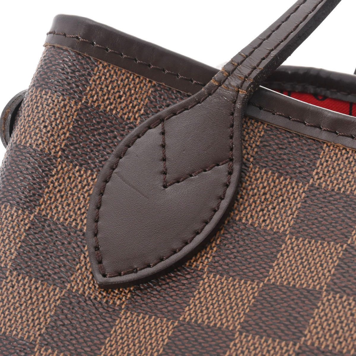 Louis Vuitton Damier Neverfull PM Brown Canvas Handbag