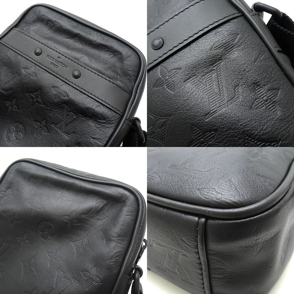 Louis Vuitton Monogram Shadow Danube Noir Shoulder Bag