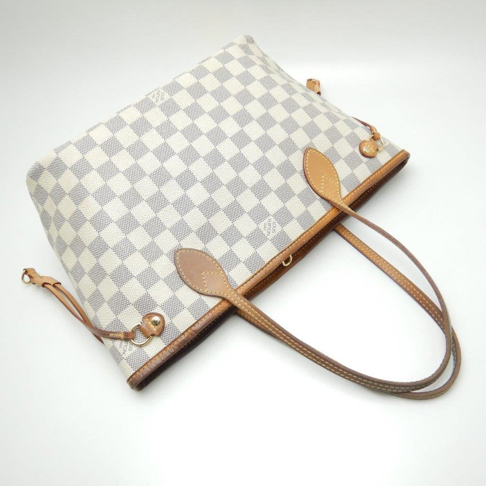 Louis Vuitton Damier Azur Neverfull PM Tote Bag