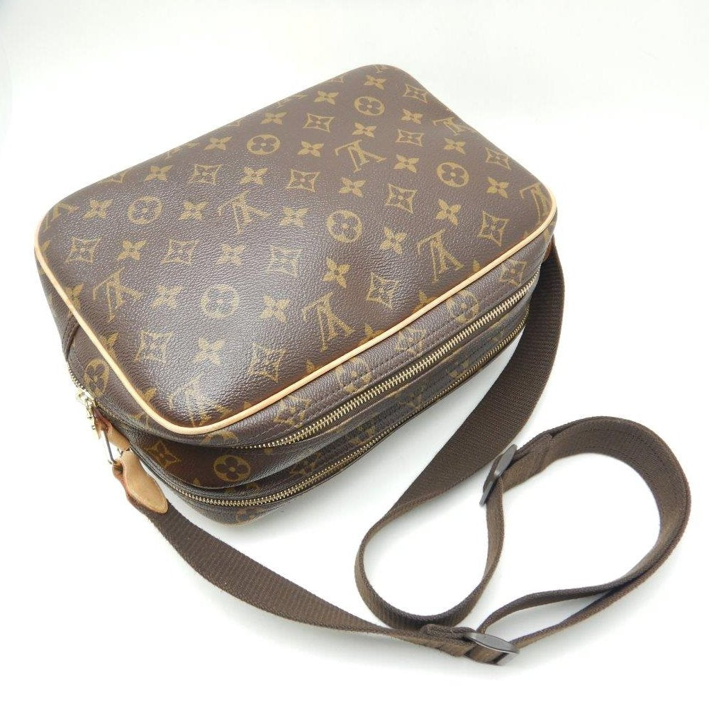 Louis Vuitton Monogram Reporter PM Brown Shoulder Bag