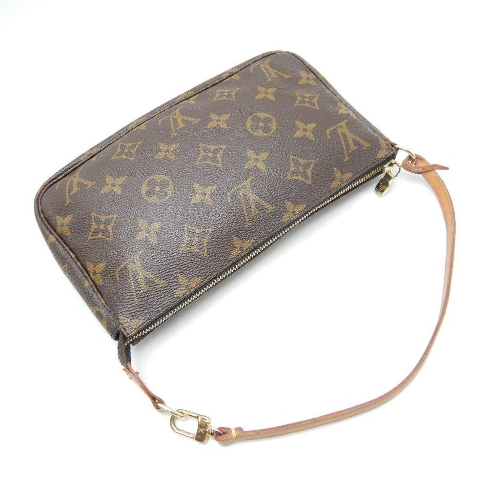 Louis Vuitton Monogram Pochette Accessoire Brown Accessory Pouch