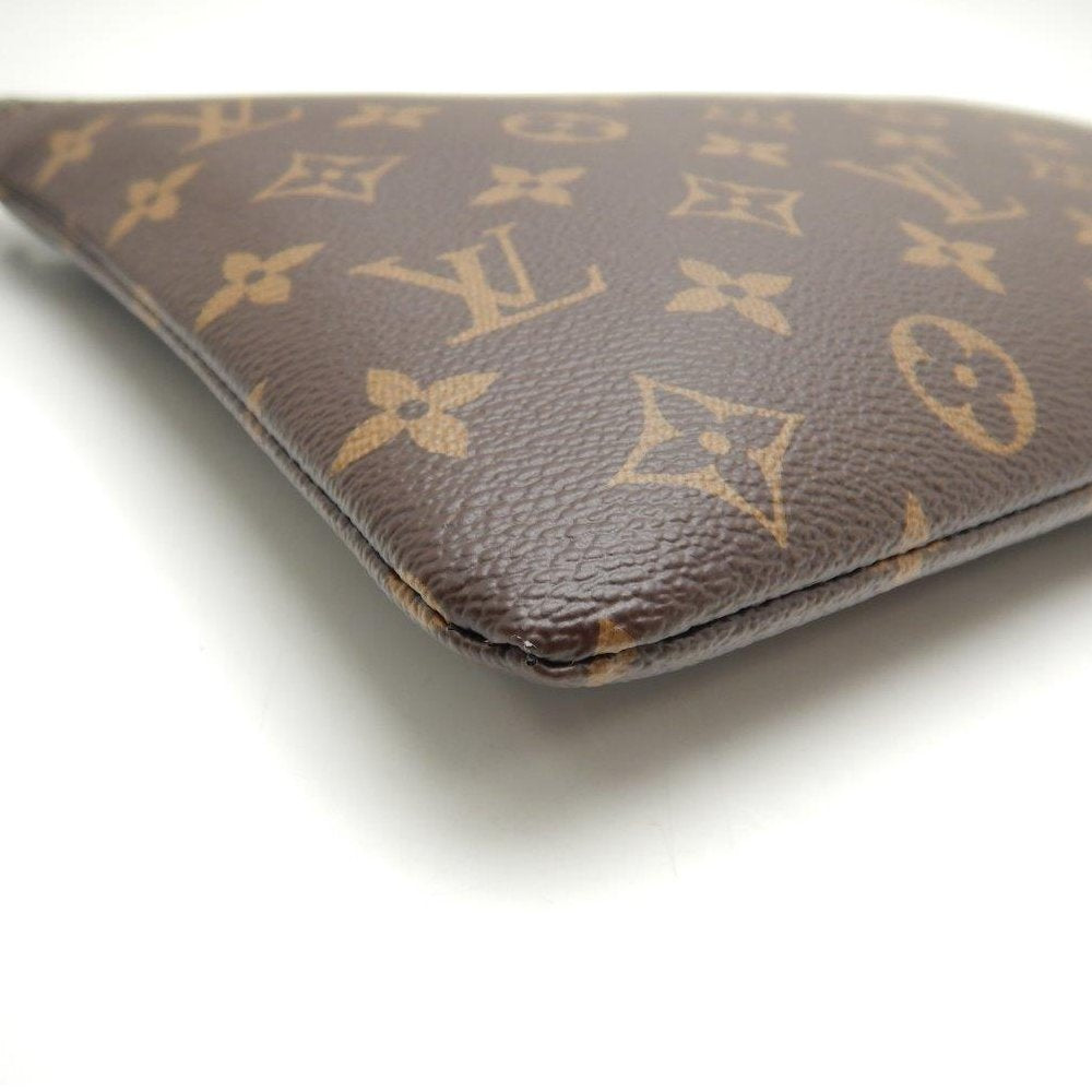 Louis Vuitton Monogram Daily Pouch Noir Clutch Second Bag