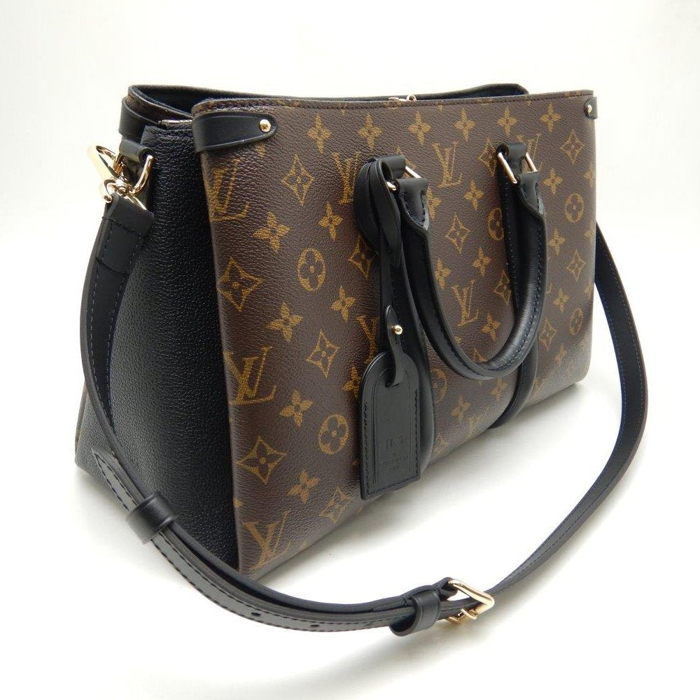 Louis Vuitton Monogram Soufflot MM Noir 2WAY Bag