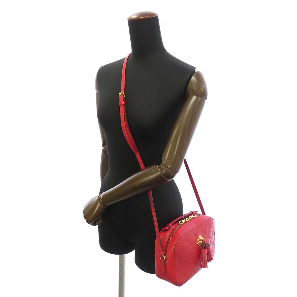 Louis Vuitton Shoulder Bag Monogram Implant Saintonge