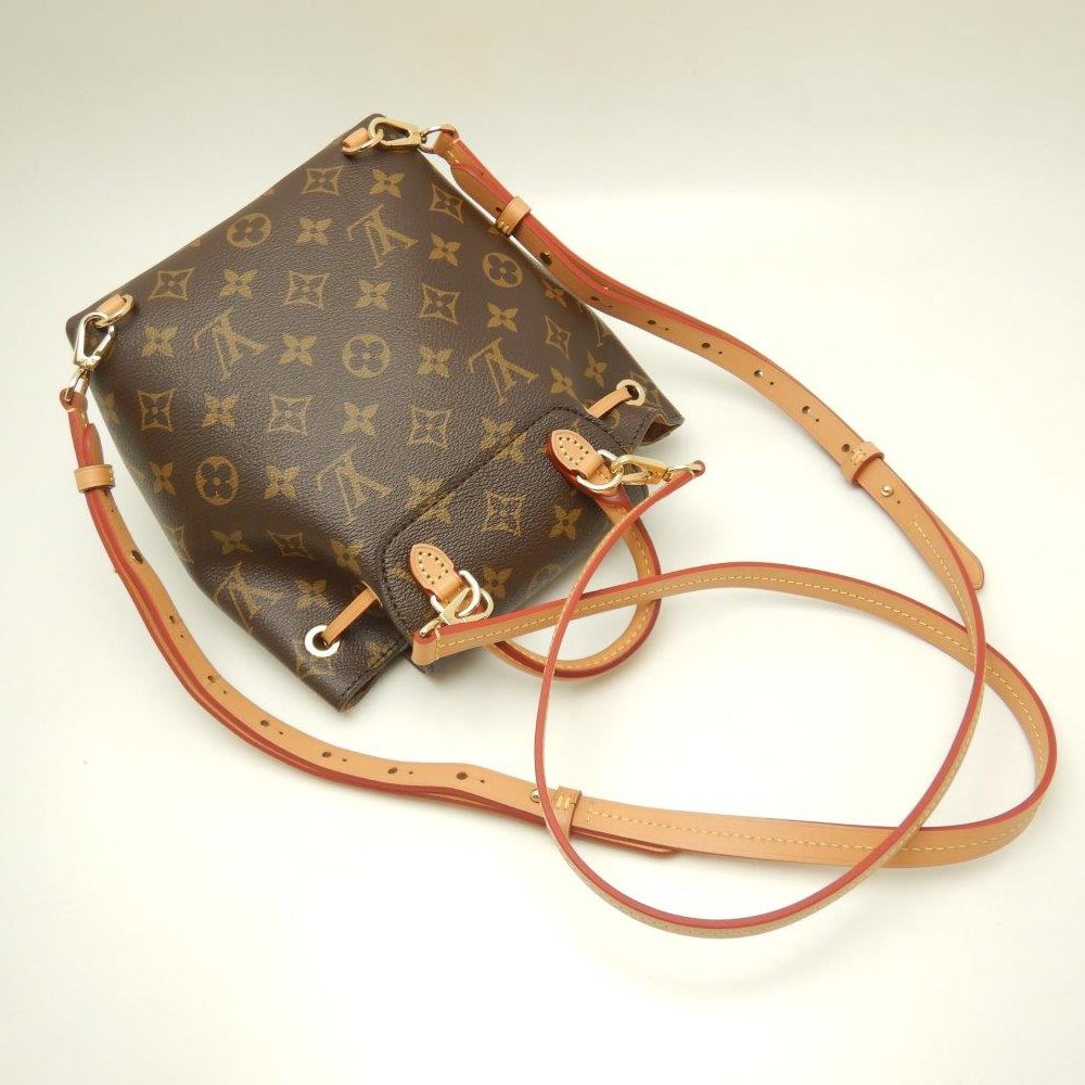 Louis Vuitton Monogram Montsouris NM BB Brown Mini Backpack