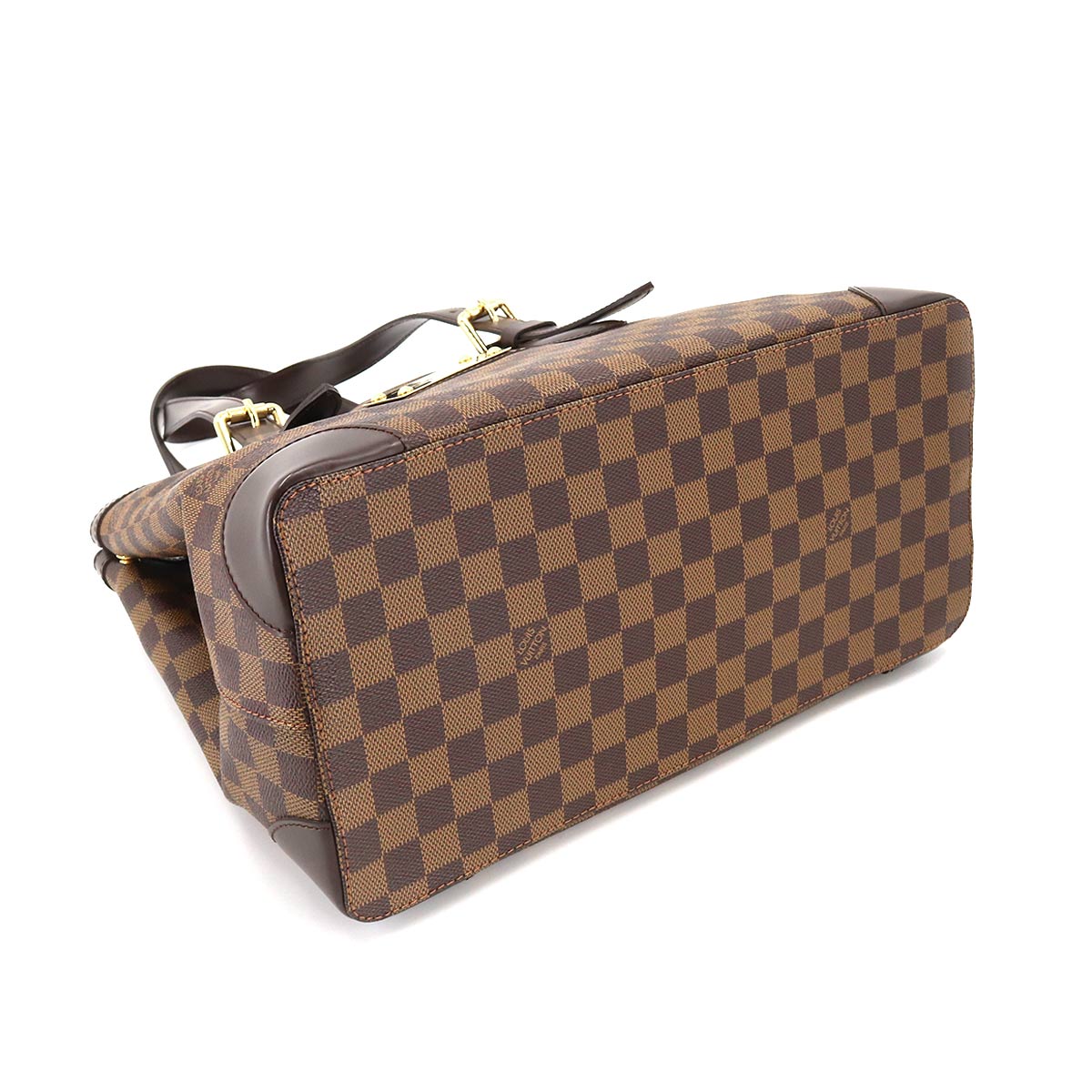 Louis Vuitton Damier Hampstead MM Tote Bag Ebene Brown