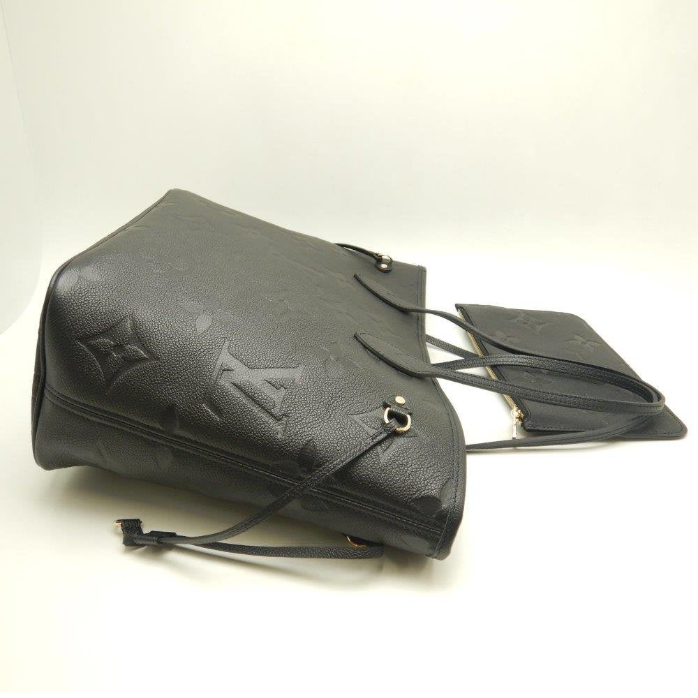 Louis Vuitton Neverfull MM Tote Bag Implant Noir