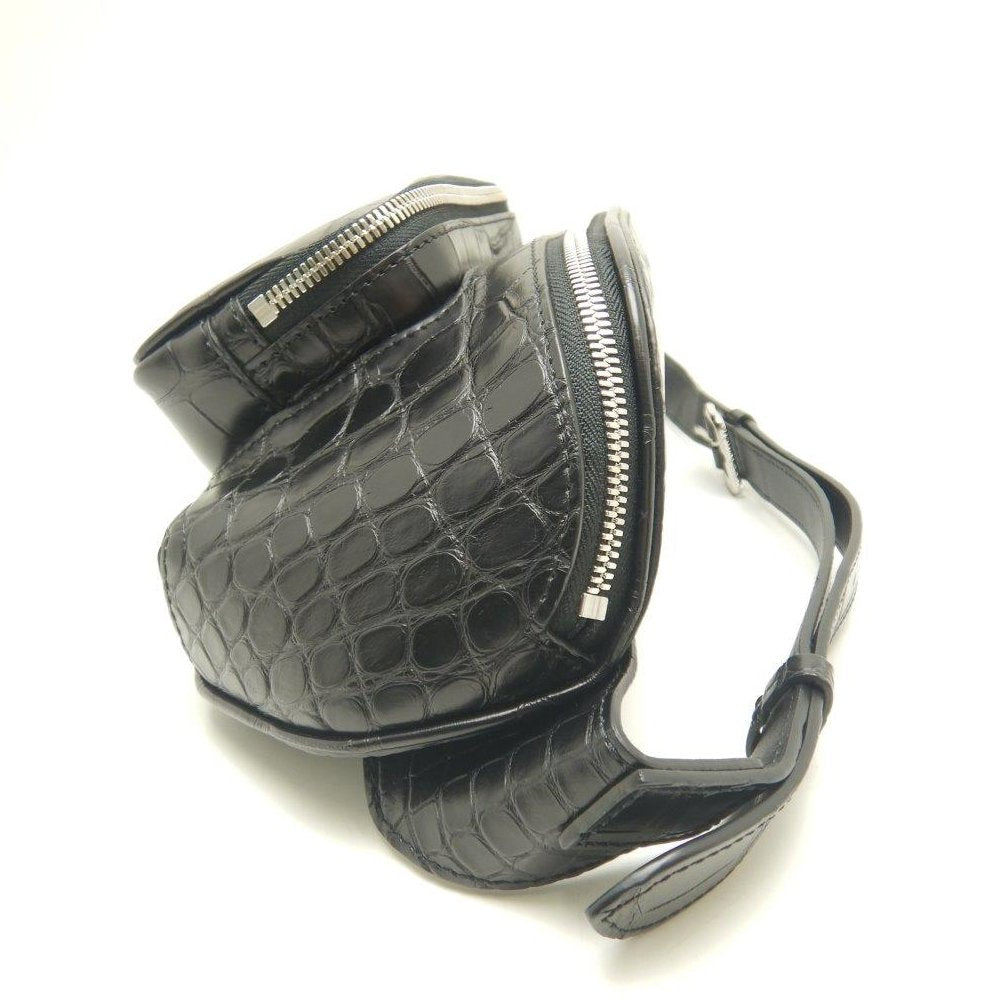 Louis Vuitton Bum Bag Crocodile Noir Black