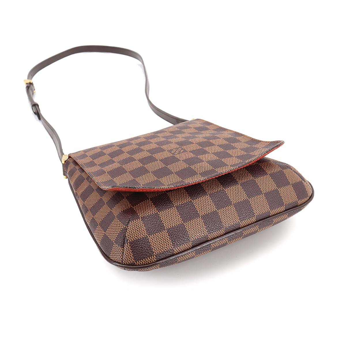 Louis Vuitton Damier M tte Salsa Long Shoulder Bag Ebene Gold Hardware