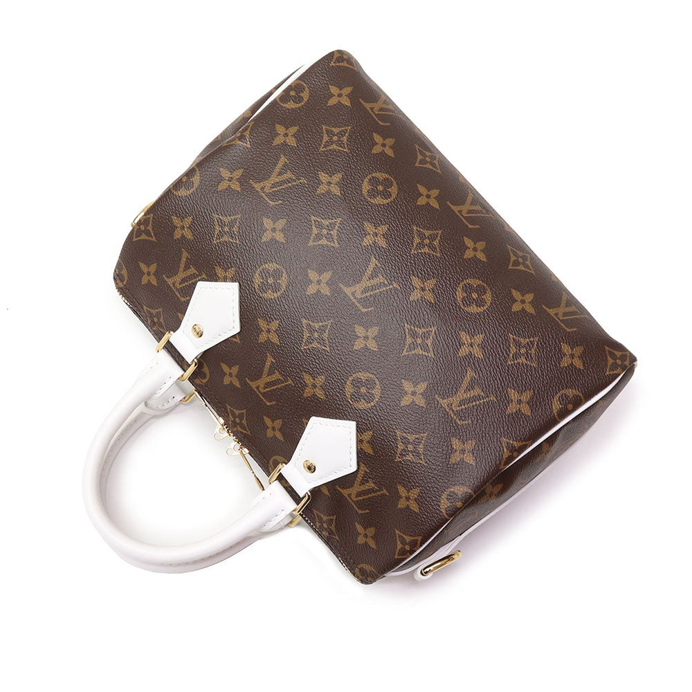 Louis Vuitton Speedy Bandouliere 25 Handbag Diagonal Monogram Brown