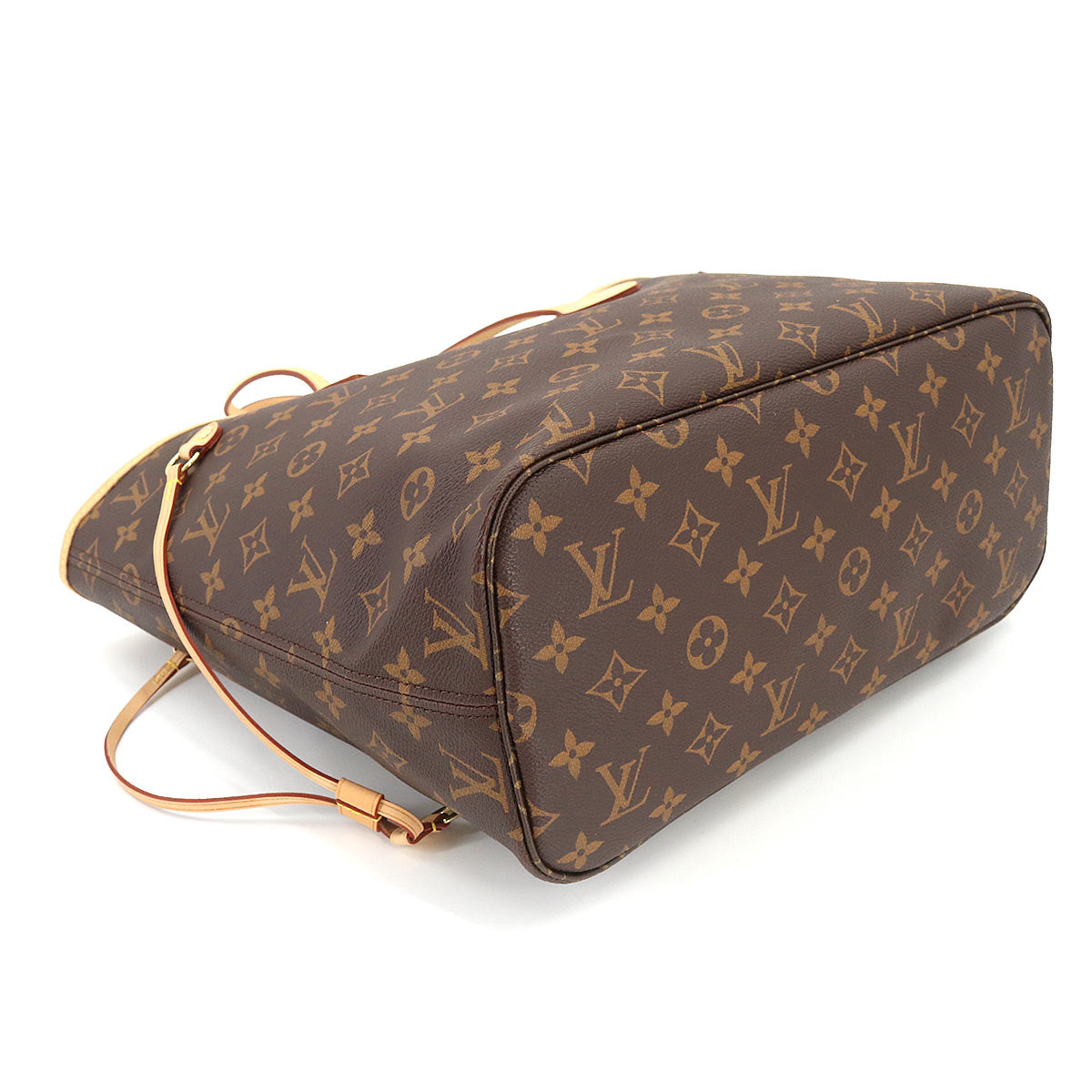 Louis Vuitton Monogram Neverfull MM Tote Bag Brown