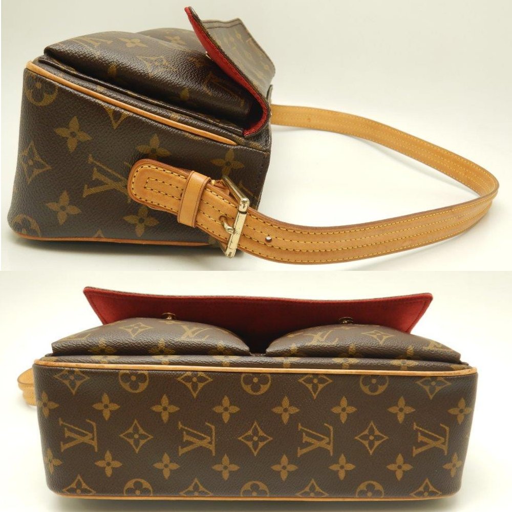 Louis Vuitton  Monogram Viva Cite MM Brown Shoulder Bag