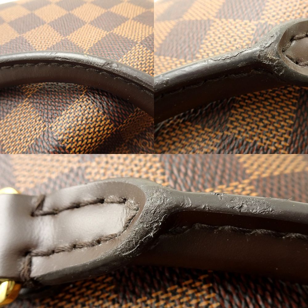 Louis Vuitton Damier Sienna PM Ebene 2WAY Bag Brown