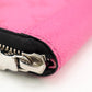 Louis Vuitton Zippy Wallet Vertical Coated Canvas Round Zipper Fuchsia Pink