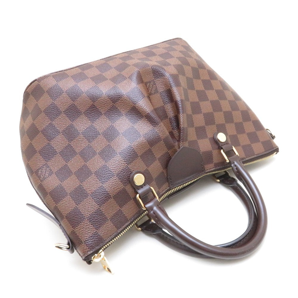 Louis Vuitton Damier Sienna PM Ebene 2WAY Bag Brown