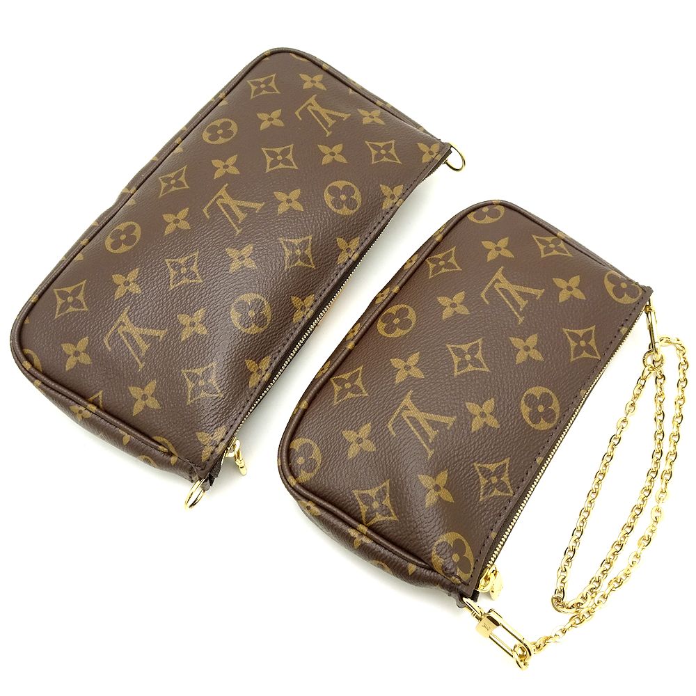 Louis Vuitton Monogram Multi Pochette Accessoire Khaki Crossbody