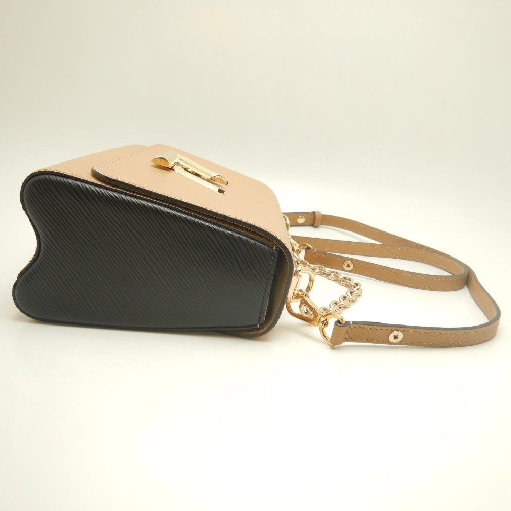 Louis Vuitton Epi Twist MM Beige Black 2WAY Bag