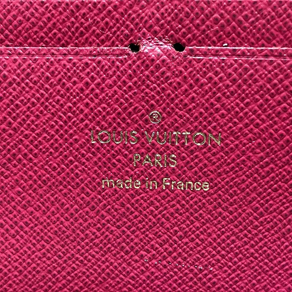 Louis Vuitton Monogram Portefeuille Clemence Fuchsia Wallet Long