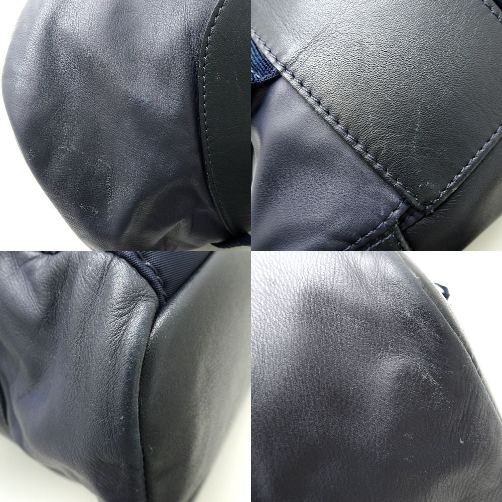 Louis Vuitton Pulse V Line Navy Leather Nylon