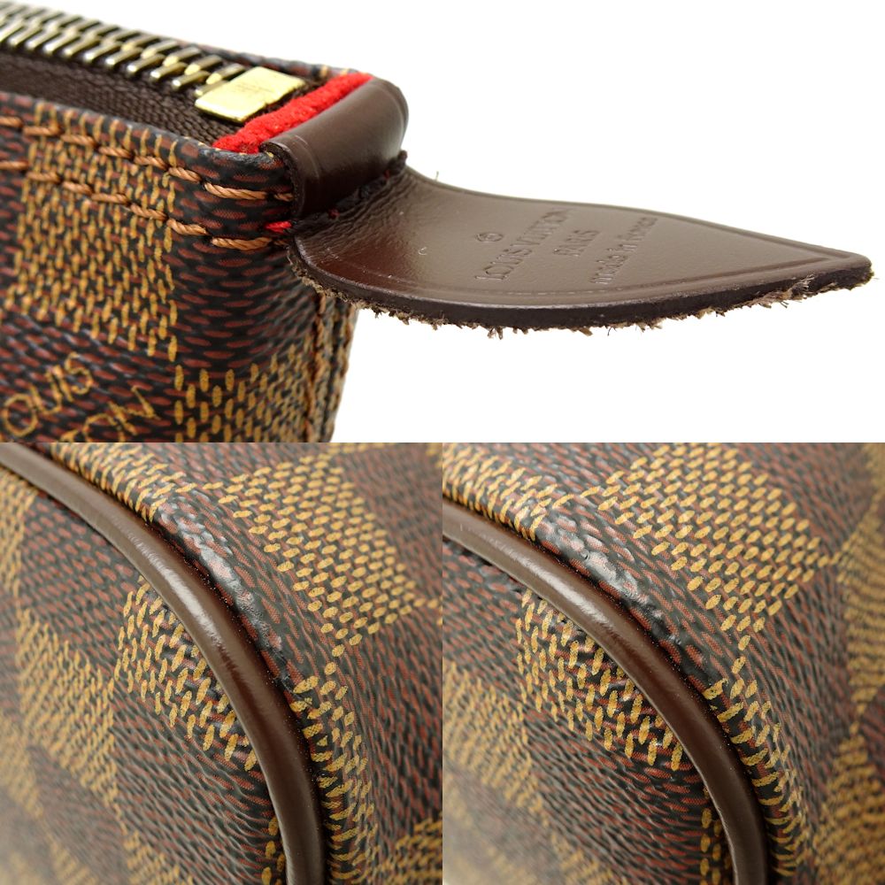 Louis Vuitton Damier Saleya PM Ebene Tote Bag Brown