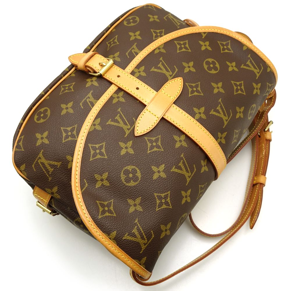 Louis Vuitton Monogram Saumur 30 Brown Shoulder Bag